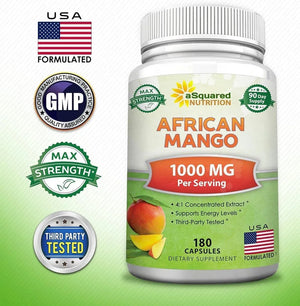 ASQUARED NUTRITION - aSquared Nutrition African Mango Extract 1000Mg. 180 Capsulas - The Red Vitamin MX - Suplementos Alimenticios - {{ shop.shopifyCountryName }}