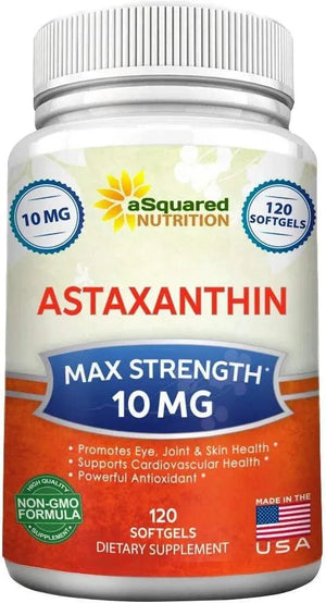 ASQUARED NUTRITION - aSquared Nutrition Astaxanthin 10Mg. 120 Capsulas Blandas - The Red Vitamin MX - Suplementos Alimenticios - {{ shop.shopifyCountryName }}