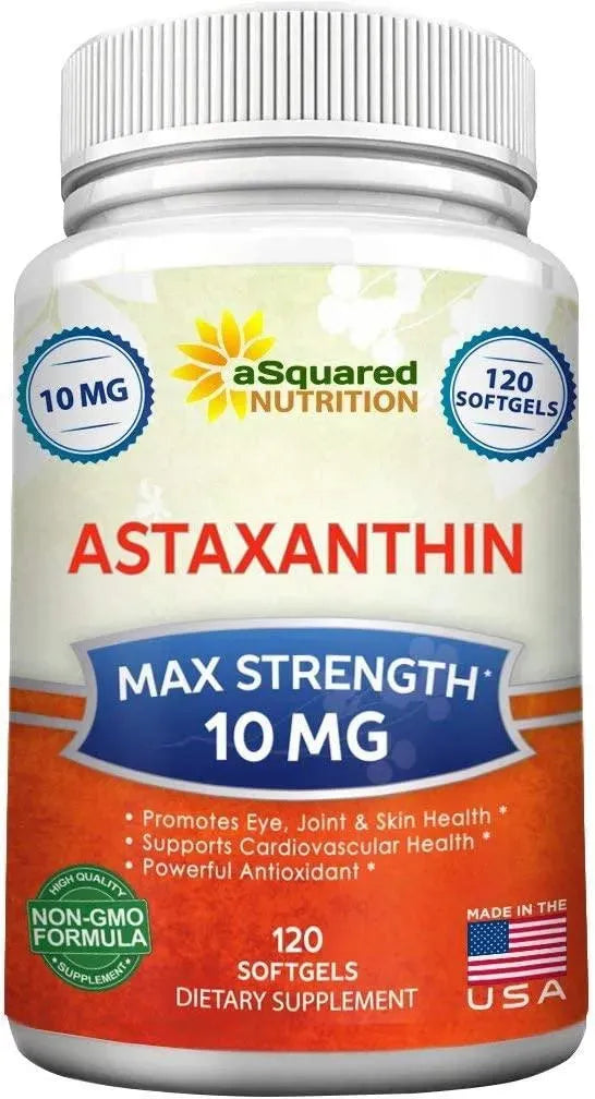 ASQUARED NUTRITION - aSquared Nutrition Astaxanthin 10Mg. 120 Capsulas Blandas - The Red Vitamin MX - Suplementos Alimenticios - {{ shop.shopifyCountryName }}