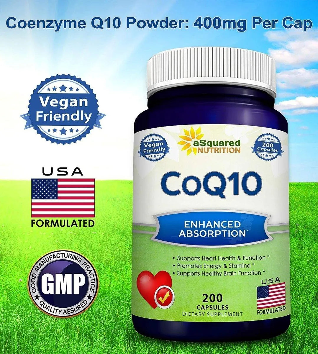 ASQUARED NUTRITION - aSquared Nutrition CoQ10 400Mg. 200 Capsulas - The Red Vitamin MX - Suplementos Alimenticios - {{ shop.shopifyCountryName }}