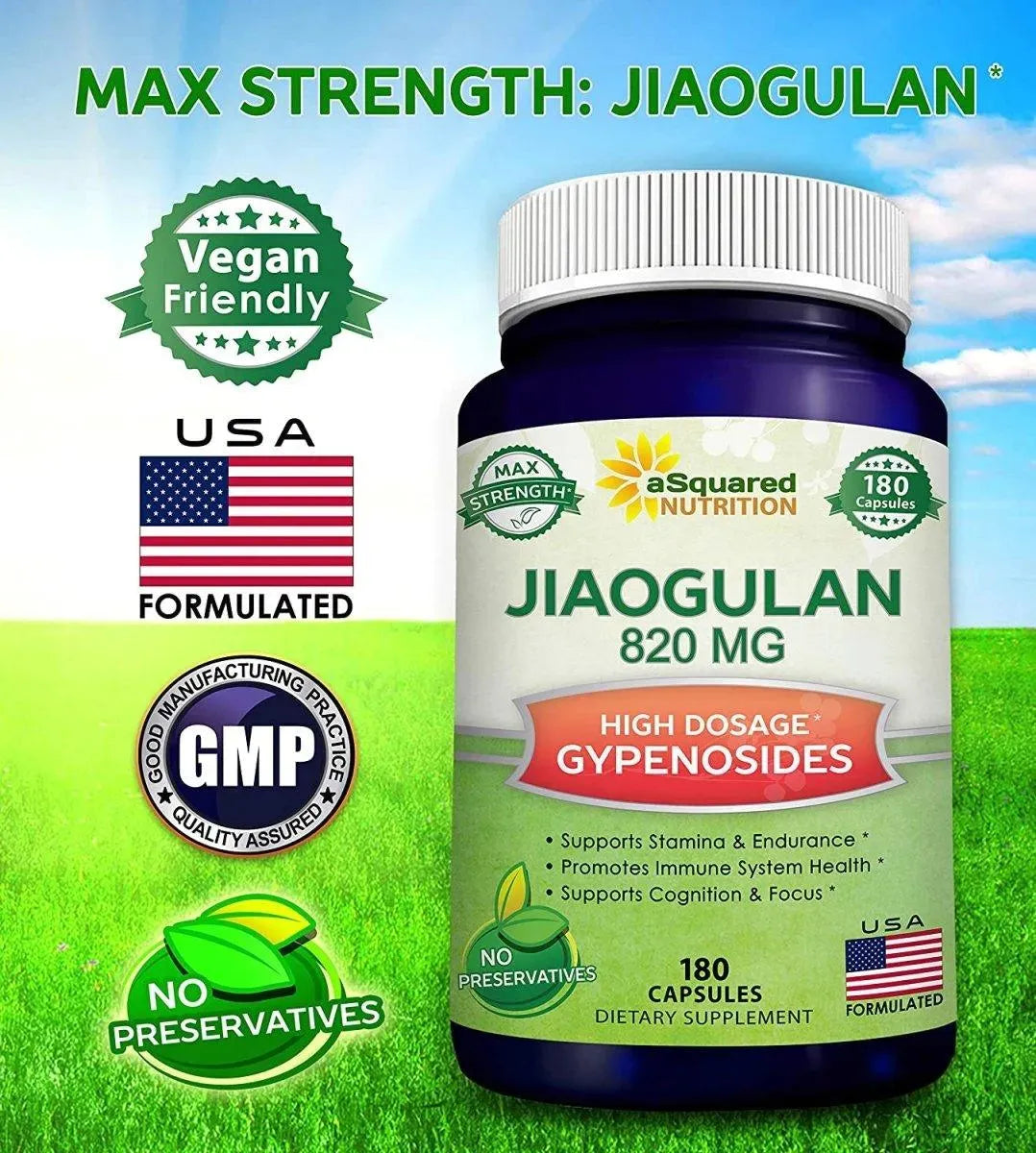 ASQUARED NUTRITION - aSquared Nutrition Jiaogulan 820Mg. 180 Capsulas - The Red Vitamin MX - Suplementos Alimenticios - {{ shop.shopifyCountryName }}