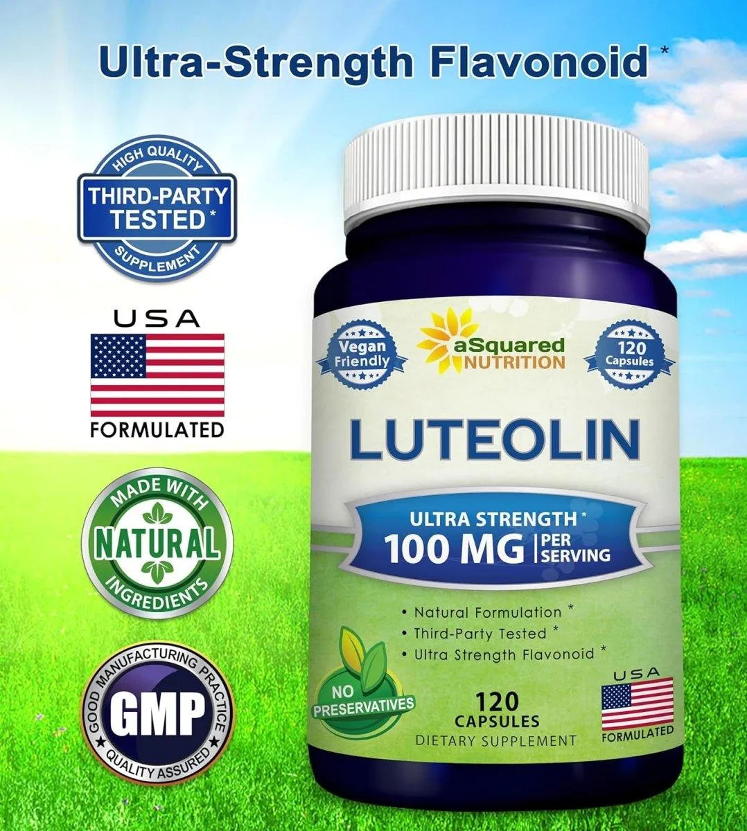 ASQUARED NUTRITION - aSquared Nutrition Luteolin 100Mg. 120 Capsulas - The Red Vitamin MX - Suplementos Alimenticios - {{ shop.shopifyCountryName }}