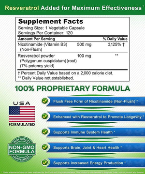 ASQUARED NUTRITION - aSquared Nutrition Nicotinamide with Resveratrol 120 Capsulas - The Red Vitamin MX - Suplementos Alimenticios - {{ shop.shopifyCountryName }}