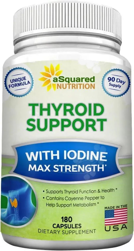 ASQUARED NUTRITION - aSquared Nutrition Premium Thyroid Support 180 Capsulas - The Red Vitamin MX - Suplementos Alimenticios - {{ shop.shopifyCountryName }}