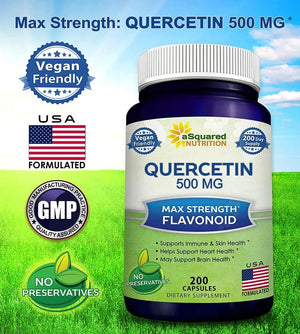 ASQUARED NUTRITION - aSquared Nutrition Quercetin 500Mg. 200 Capsulas - The Red Vitamin MX - Suplementos Alimenticios - {{ shop.shopifyCountryName }}