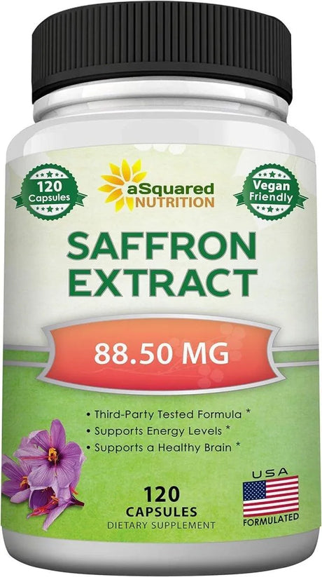 ASQUARED NUTRITION - aSquared Nutrition Saffron 120 Capsulas - The Red Vitamin MX - Suplementos Alimenticios - {{ shop.shopifyCountryName }}