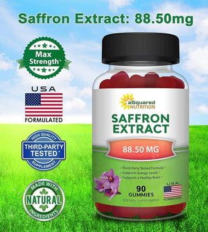 ASQUARED NUTRITION - aSquared Nutrition Saffron Gummies 90 Gomitas - The Red Vitamin MX - Suplementos Alimenticios - {{ shop.shopifyCountryName }}