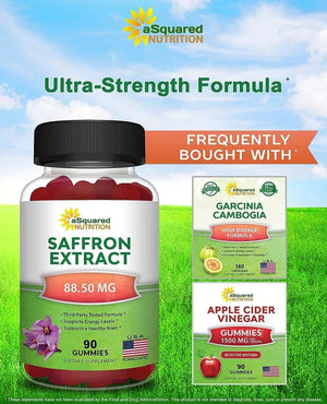 ASQUARED NUTRITION - aSquared Nutrition Saffron Gummies 90 Gomitas - The Red Vitamin MX - Suplementos Alimenticios - {{ shop.shopifyCountryName }}