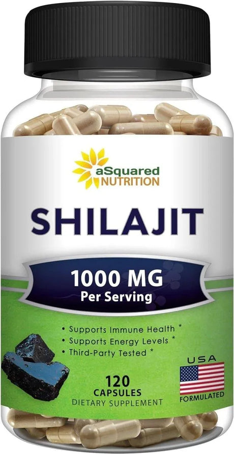 ASQUARED NUTRITION - aSquared Nutrition Shilajit 1000Mg. 120 Capsulas - The Red Vitamin MX - Suplementos Alimenticios - {{ shop.shopifyCountryName }}