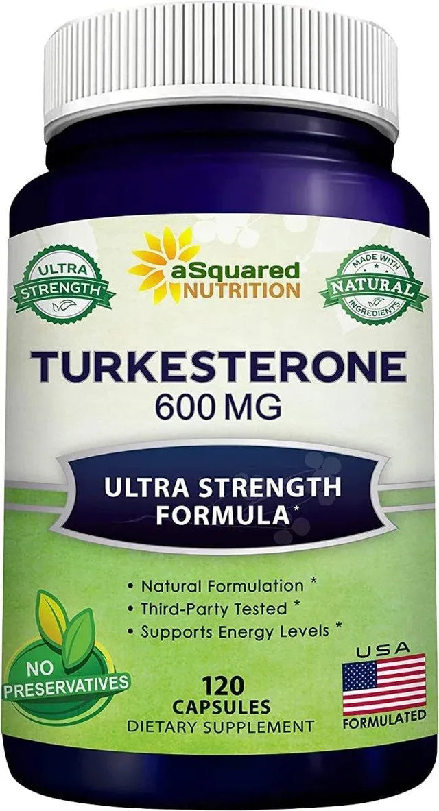 ASQUARED NUTRITION - aSquared Nutrition Turkesterone Supplement 600Mg. 120 Capsulas - The Red Vitamin MX - Suplementos Alimenticios - {{ shop.shopifyCountryName }}