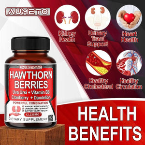 AUMETO - AUMETO 7 in 1 Ultra Hawthorn Berry 12,235Mg. 90 Capsulas - The Red Vitamin MX - Suplementos Alimenticios - {{ shop.shopifyCountryName }}