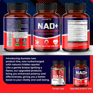 AUMETO - Aumeto NAD+ 90 Capsulas - The Red Vitamin MX - Suplementos Alimenticios - {{ shop.shopifyCountryName }}