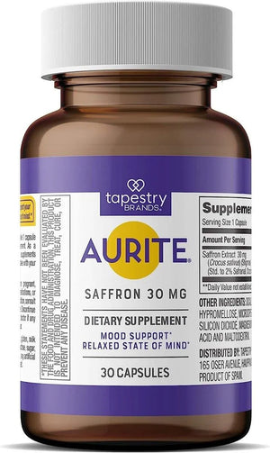 AURITE - Aurite Saffron Supplement 30Mg. 30 Capsulas - The Red Vitamin MX - Suplementos Alimenticios - {{ shop.shopifyCountryName }}