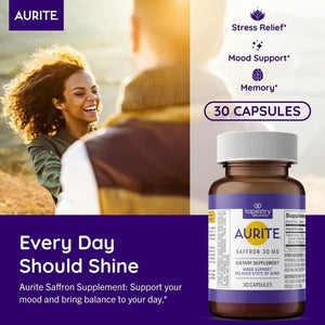 AURITE - Aurite Saffron Supplement 30Mg. 30 Capsulas - The Red Vitamin MX - Suplementos Alimenticios - {{ shop.shopifyCountryName }}