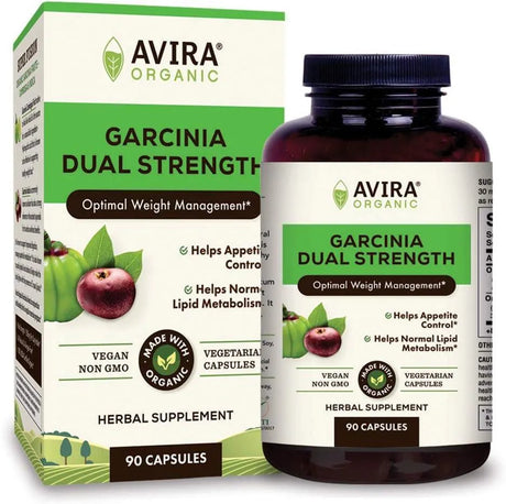 AVIRA ORGANIC - Avira Organic Garcinia Dual Strength 1500Mg. 90 Capsulas - The Red Vitamin MX - Suplementos Alimenticios - {{ shop.shopifyCountryName }}