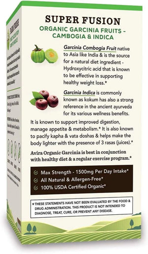 AVIRA ORGANIC - Avira Organic Garcinia Dual Strength 1500Mg. 90 Capsulas - The Red Vitamin MX - Suplementos Alimenticios - {{ shop.shopifyCountryName }}