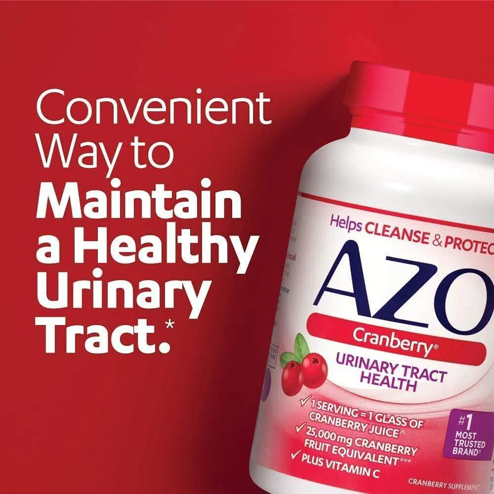 AZO - AZO Cranberry Urinary Tract Health 100 Capsulas Blandas - The Red Vitamin MX - Suplementos Alimenticios - {{ shop.shopifyCountryName }}