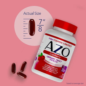 AZO - AZO Cranberry Urinary Tract Health 100 Capsulas Blandas - The Red Vitamin MX - Suplementos Alimenticios - {{ shop.shopifyCountryName }}