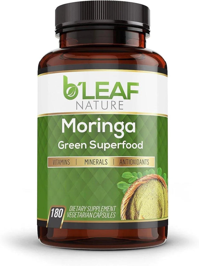 B'LEAF NATURE - B'LEAF NATURE Organic Moringa 1000Mg. 180 Capsulas - The Red Vitamin MX - Suplementos Alimenticios - {{ shop.shopifyCountryName }}