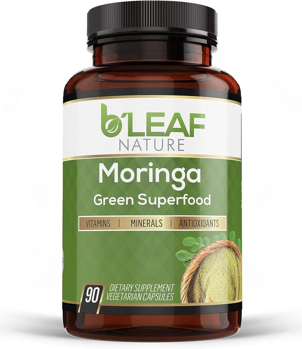 B'LEAF NATURE - B'LEAF NATURE Organic Moringa 1000Mg. 90 Capsulas - The Red Vitamin MX - Suplementos Alimenticios - {{ shop.shopifyCountryName }}