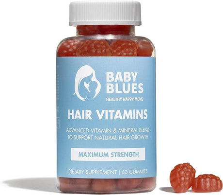 BABY BLUES - Baby Blues Hair Vitamins with Biotin, Collagen, & Folate 60 Gomitas - The Red Vitamin MX - Suplementos Alimenticios - {{ shop.shopifyCountryName }}