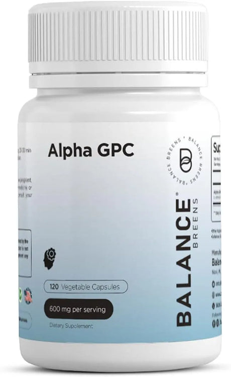 BALANCE BREENS - Balance Breens Alpha GPC Choline 600Mg. 120 Capsulas - The Red Vitamin MX - Suplementos Alimenticios - {{ shop.shopifyCountryName }}