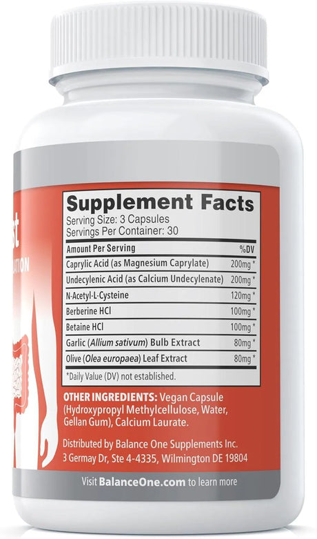 BALANCE ONE - Balance ONE CandAssist Intestinal Flora Balance 90 Capsulas - The Red Vitamin MX - Suplementos Alimenticios - {{ shop.shopifyCountryName }}