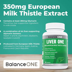 BALANCE ONE - Balance ONE Liver One 60 Capsulas - The Red Vitamin MX - Suplementos Alimenticios - {{ shop.shopifyCountryName }}