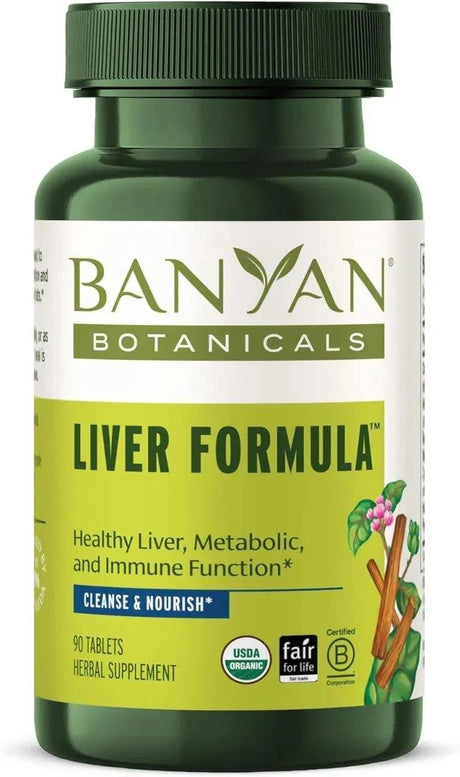 BANYAN BOTANICALS - Banyan Botanicals Liver Formula 90 Tabletas - The Red Vitamin MX - Suplementos Alimenticios - {{ shop.shopifyCountryName }}