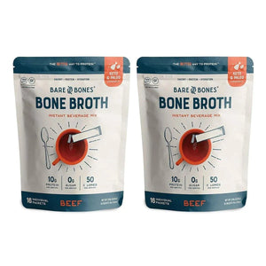 BARE & BONES - Bare Bones Beef Bone Broth Instant Powdered Mix 15Gr. 16 Paquetes 2 Pack - The Red Vitamin MX - Suplementos Alimenticios - {{ shop.shopifyCountryName }}