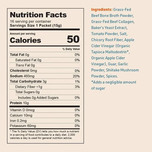 BARE & BONES - Bare Bones Beef Bone Broth Instant Powdered Mix 15Gr. 16 Paquetes 2 Pack - The Red Vitamin MX - Suplementos Alimenticios - {{ shop.shopifyCountryName }}