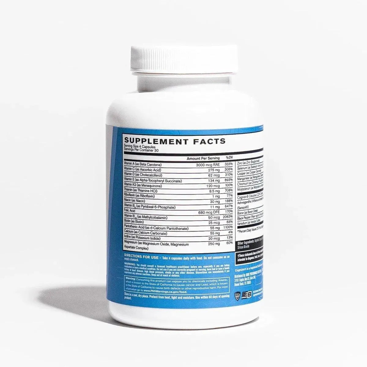 BARE PERFORMANCE NUTRITION - Bare Performance Nutrition Strong Multi-Vitamin 120 Capsulas - The Red Vitamin MX - Suplementos Alimenticios - {{ shop.shopifyCountryName }}