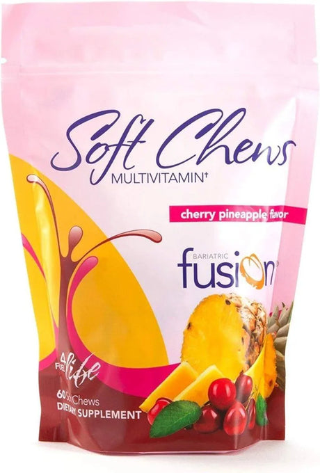 BARIATRIC FUSION - Bariatric Fusion Bariatric Multivitamin Soft Chew Cherry Pineapple Flavor 60 Masticables - The Red Vitamin MX - Suplementos Alimenticios - {{ shop.shopifyCountryName }}