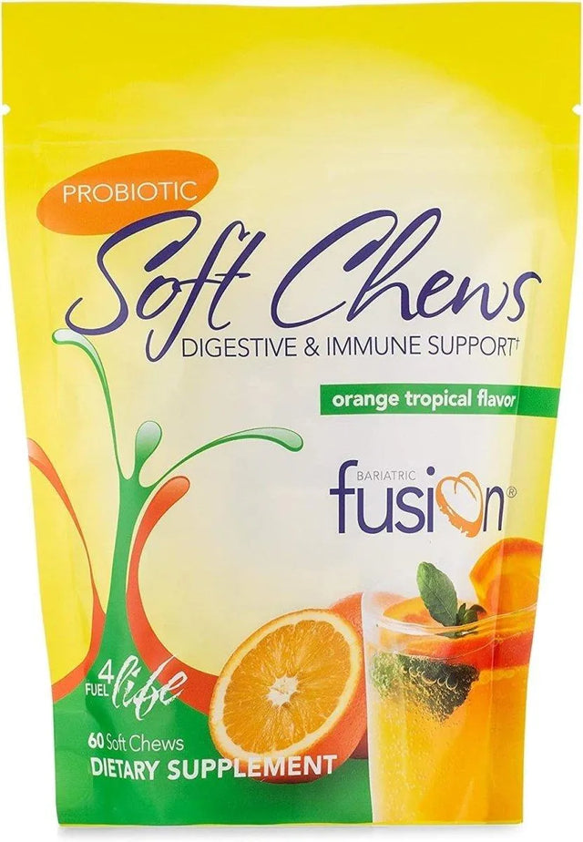 BARIATRIC FUSION - Bariatric Fusion Bariatric Probiotic Soft Chews Orange Tropical Flavor 60 Masticables - The Red Vitamin MX - Suplementos Alimenticios - {{ shop.shopifyCountryName }}