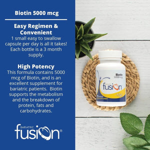 BARIATRIC FUSION - Bariatric Fusion Biotin 5000mcg Vitamin 90 Capsulas - The Red Vitamin MX - Suplementos Alimenticios - {{ shop.shopifyCountryName }}