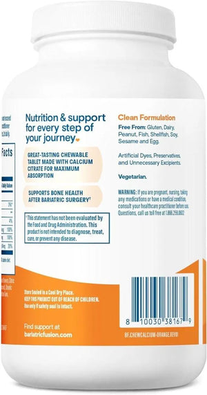 BARIATRIC FUSION - Bariatric Fusion Calcium Citrate Chewable 124 Tabletas Masticables - The Red Vitamin MX - Suplementos Alimenticios - {{ shop.shopifyCountryName }}