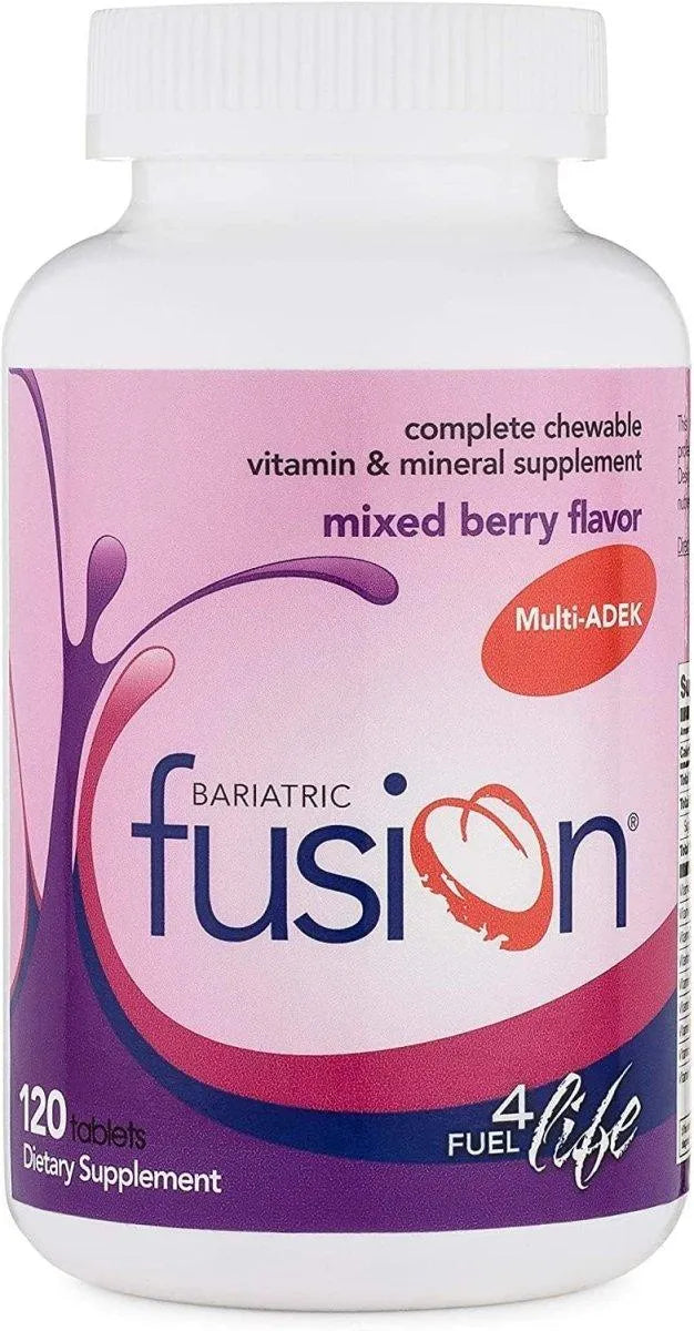 BARIATRIC FUSION - Bariatric Fusion Chewable Multivitamin with High ADEK Vitamins 120 Tabletas Masticables - The Red Vitamin MX - Suplementos Alimenticios - {{ shop.shopifyCountryName }}