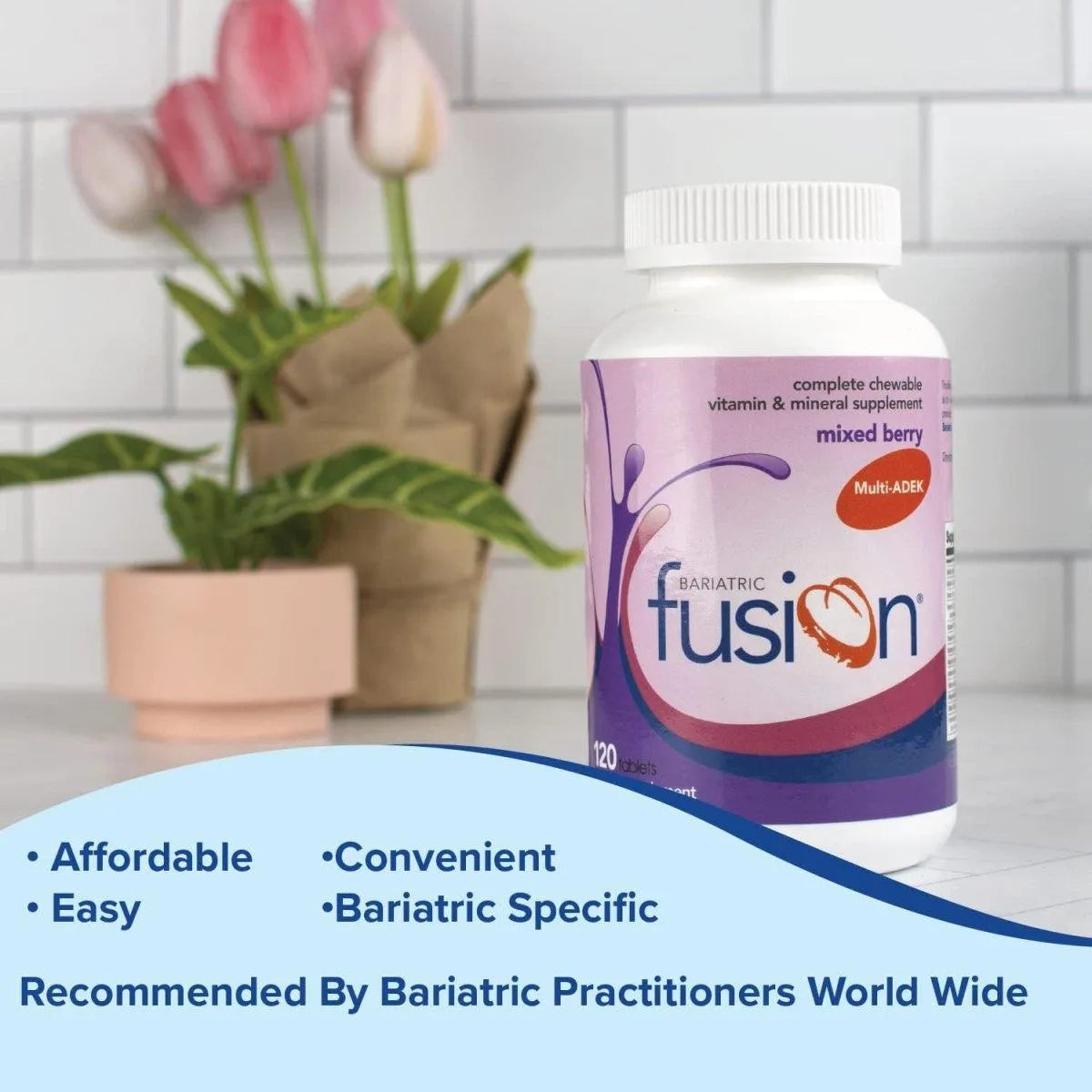 BARIATRIC FUSION - Bariatric Fusion Chewable Multivitamin with High ADEK Vitamins 120 Tabletas Masticables - The Red Vitamin MX - Suplementos Alimenticios - {{ shop.shopifyCountryName }}