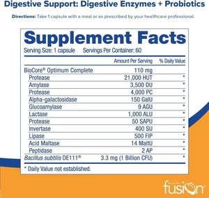 BARIATRIC FUSION - Bariatric Fusion Digestive Support: Digestive Enzymes + Probiotic 60 Capsulas - The Red Vitamin MX - Suplementos Alimenticios - {{ shop.shopifyCountryName }}