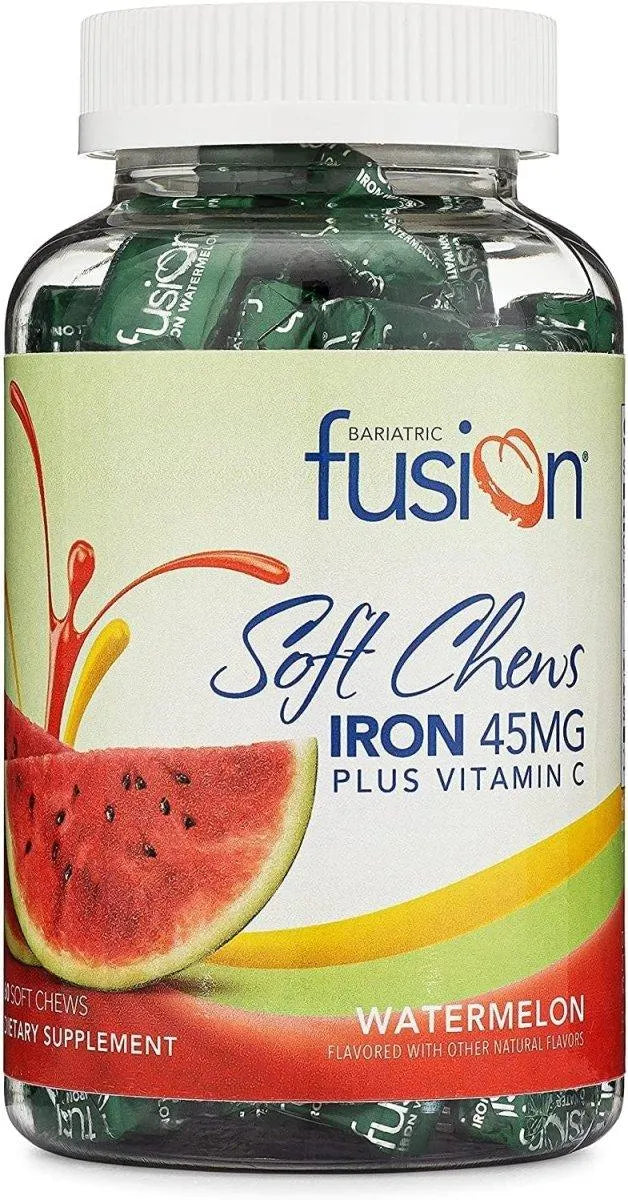 BARIATRIC FUSION - Bariatric Fusion Iron Soft Chew with Vitamin C Watermelon 60 Masticables - The Red Vitamin MX - Suplementos Alimenticios - {{ shop.shopifyCountryName }}