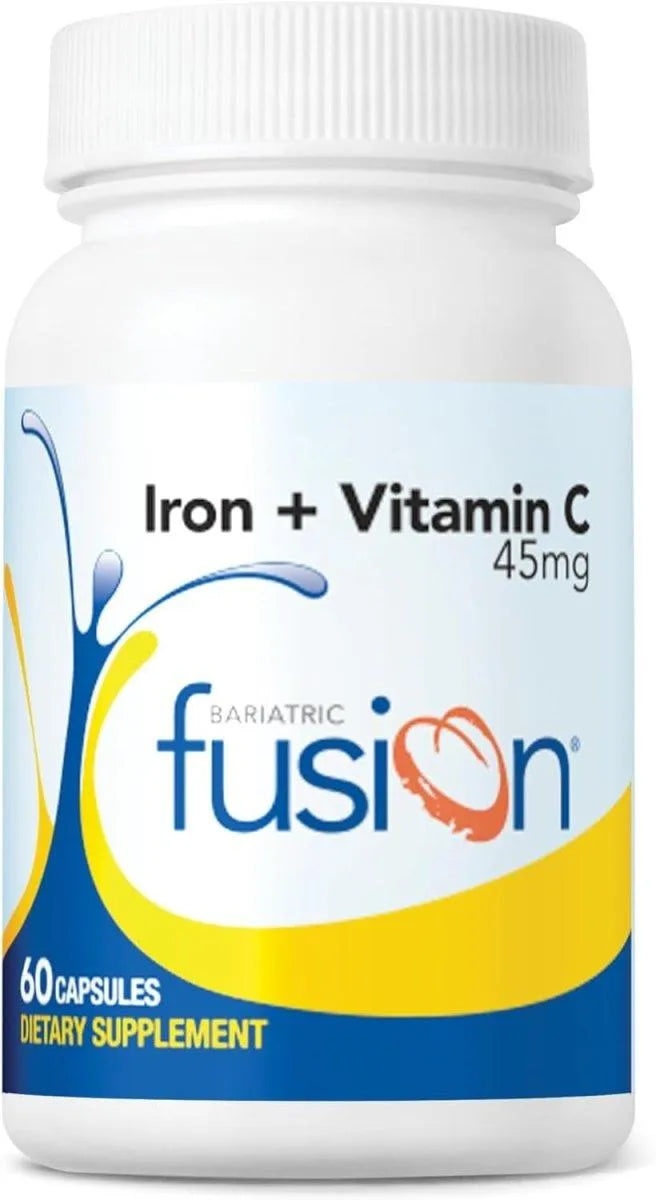 BARIATRIC FUSION - Bariatric Fusion Iron Supplement 45Mg. with Vitamin C 60 Capsulas - The Red Vitamin MX - Suplementos Alimenticios - {{ shop.shopifyCountryName }}