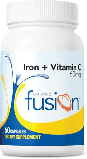 BARIATRIC FUSION - Bariatric Fusion Iron Supplement 60Mg. with Vitamin C 60 Capsulas - The Red Vitamin MX - Suplementos Alimenticios - {{ shop.shopifyCountryName }}