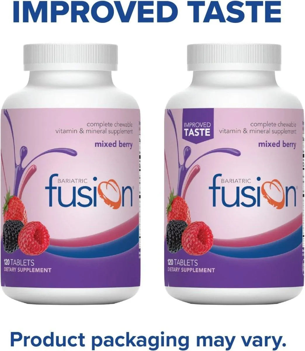 BARIATRIC FUSION - Bariatric Fusion Mixed Berry Complete Multivitamin with Iron 120 Tabletas Masticables - The Red Vitamin MX - Suplementos Alimenticios - {{ shop.shopifyCountryName }}