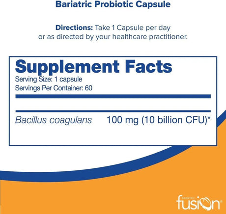 BARIATRIC FUSION - Bariatric Fusion Probiotic 60 Capsulas - The Red Vitamin MX - Suplementos Alimenticios - {{ shop.shopifyCountryName }}