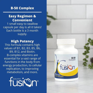 BARIATRIC FUSION - Bariatric Fusion Vitamin B-50 Complex 90 Capsulas - The Red Vitamin MX - Suplementos Alimenticios - {{ shop.shopifyCountryName }}