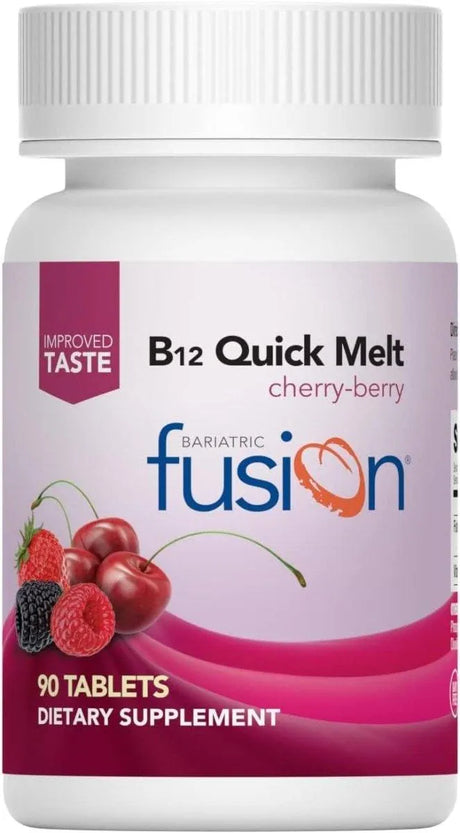 BARIATRIC FUSION - Bariatric Fusion Vitamin B12 Quick Melt Cherry Berry Flavored 90 Tabletas - The Red Vitamin MX - Suplementos Alimenticios - {{ shop.shopifyCountryName }}