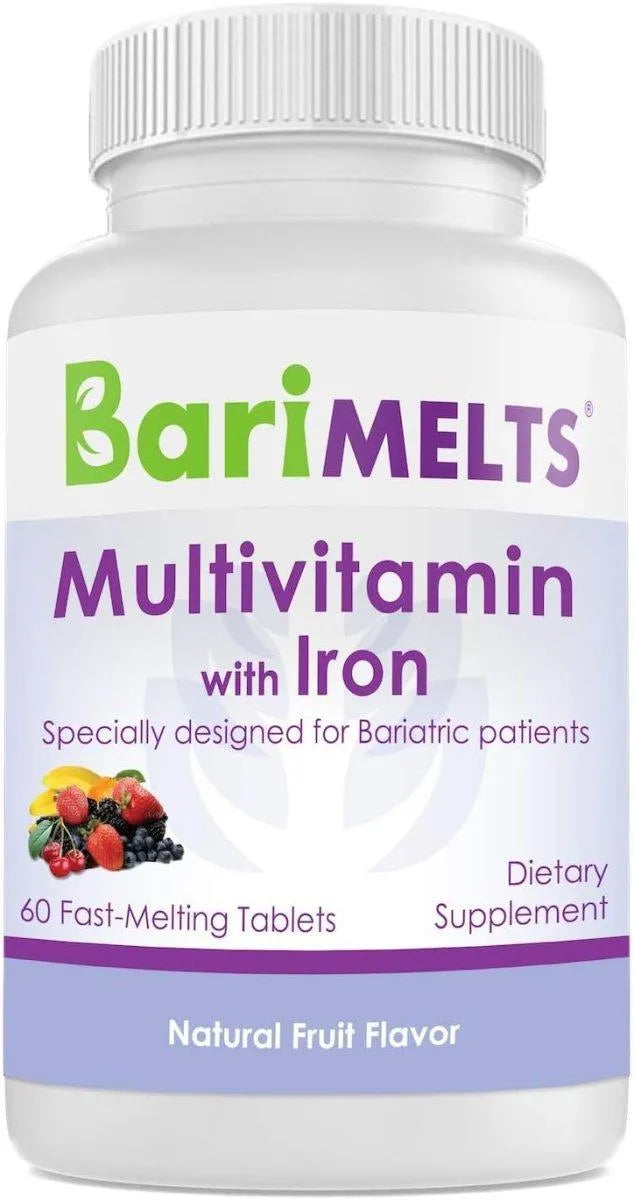 BARIMELTS - BariMelts Multivitamin with Iron 60 Tabletas - The Red Vitamin MX - Suplementos Alimenticios - {{ shop.shopifyCountryName }}