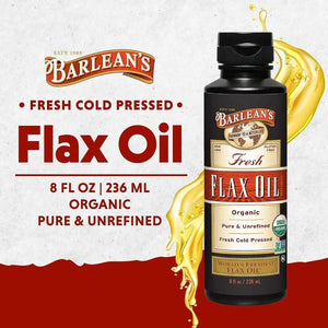 BARLEAN´S - Barlean's Organic Flaxseed Oil 236Ml. - The Red Vitamin MX - Suplementos Alimenticios - {{ shop.shopifyCountryName }}