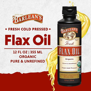 BARLEAN´S - Barlean's Organic Flaxseed Oil 355Ml. - The Red Vitamin MX - Suplementos Alimenticios - {{ shop.shopifyCountryName }}