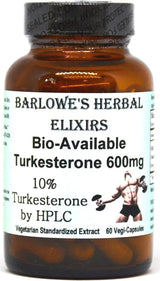 BARLOWE´S HERBAL ELIXIRS - Barlowe's Herbal Elixirs Bio-Available Turkesterone 10% Extract 600Mg. 60 Capsulas - The Red Vitamin MX - Suplementos Alimenticios - {{ shop.shopifyCountryName }}